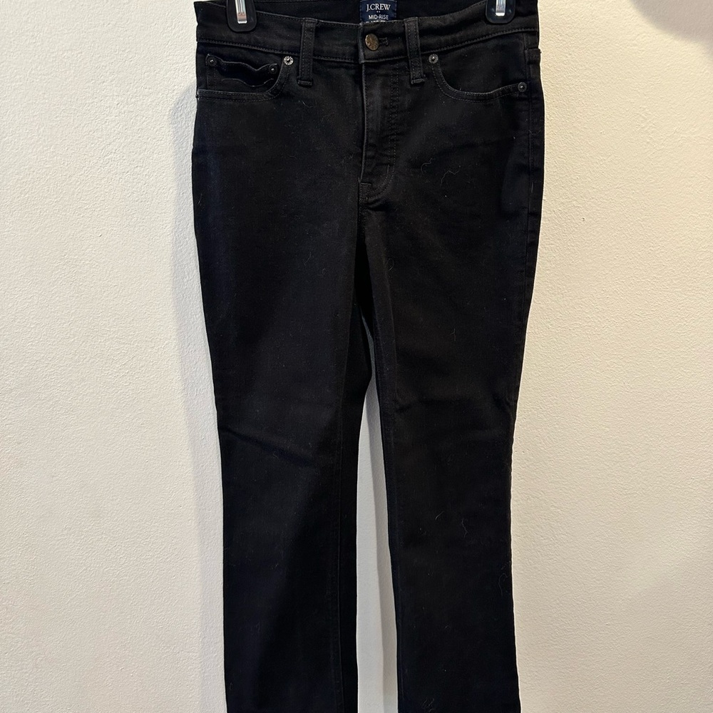 J. Crew Black Flare & Wide Leg Jeans